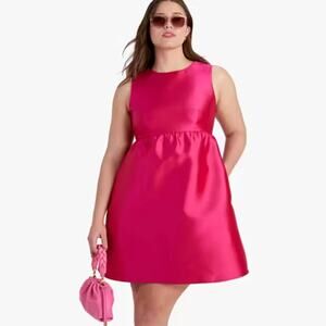 KATE SPADE Open Back Lucille Mini Dress Rosa Plum Pink Sz 00 NWT {KK31}